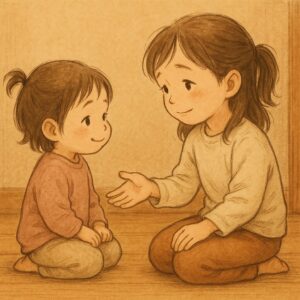 我慢している長女